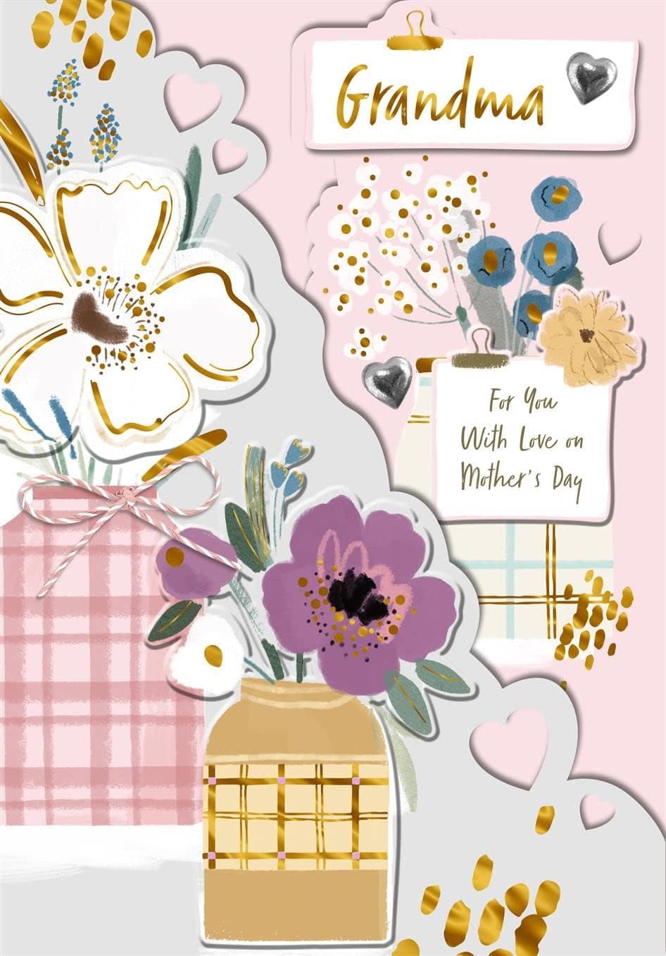 Hallmark For You With Love Grandma Mother’s Day Card featuring a heartfelt design and sentimental message for grandma.