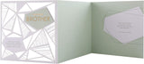 Hallmark geometric laser-cut design birthday greeting card with intricate patterns and bold shapes, perfect for celebrating birthdays.