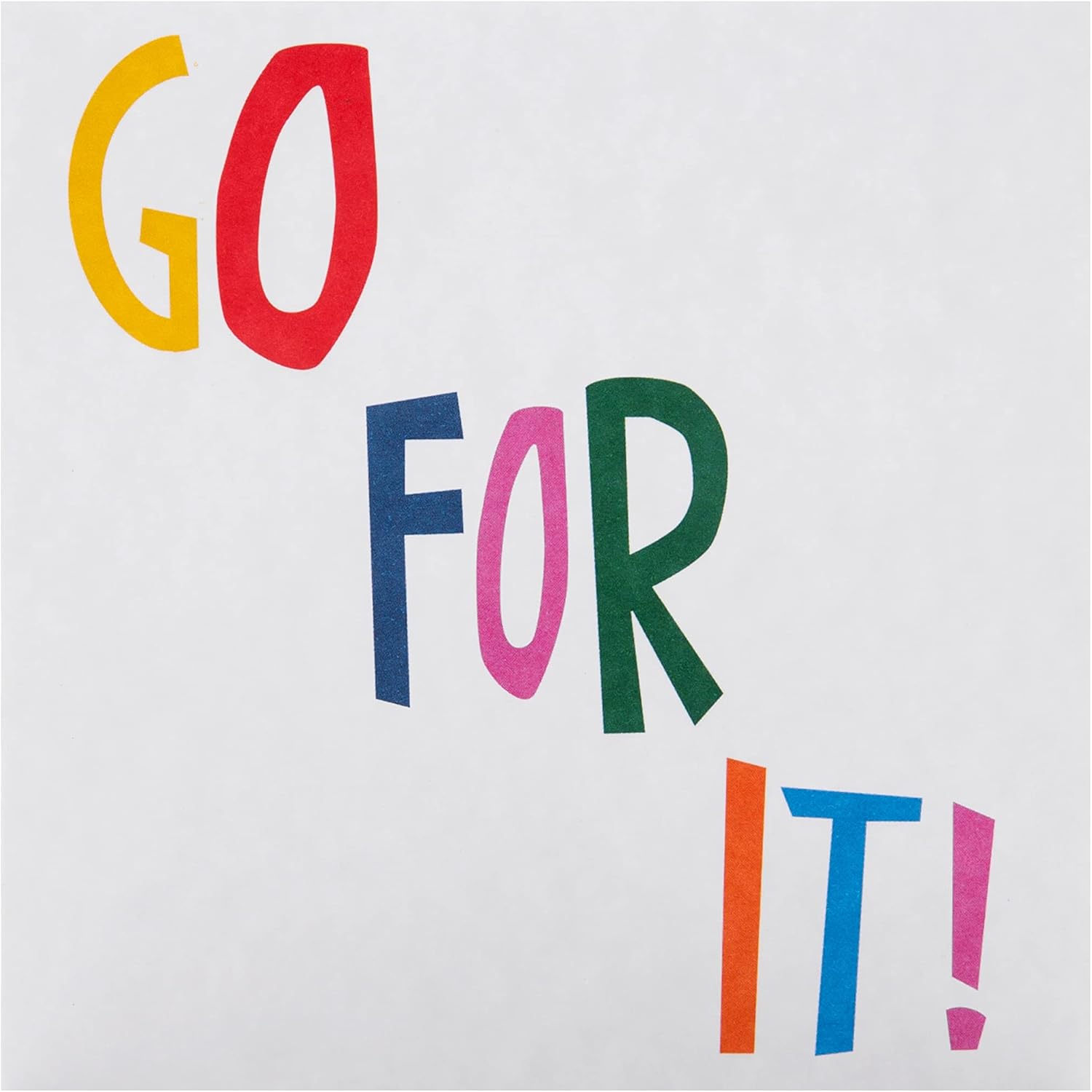Set of 10 Hallmark Good Luck greeting cards in two bright, cheerful designs, perfect for celebrating special occasions.