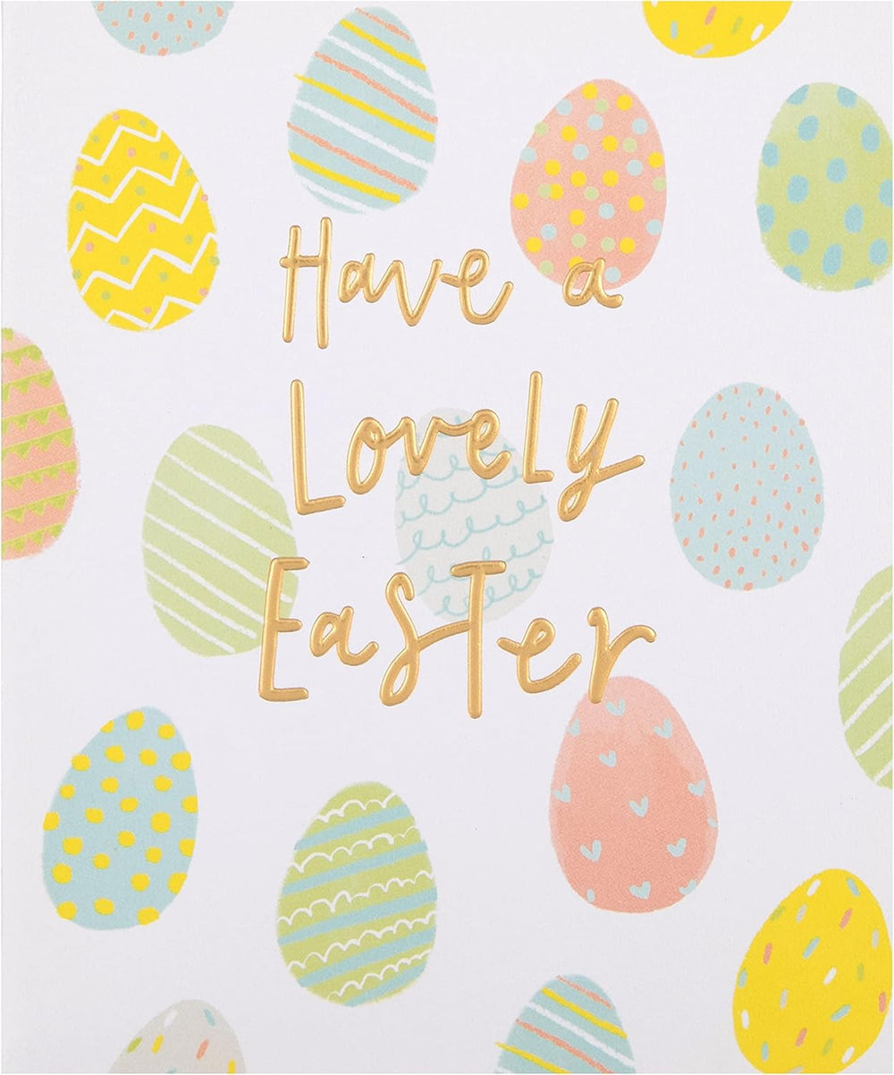 Hallmark Studio Hmk greeting card with colorful floral design and elegant message on the front.