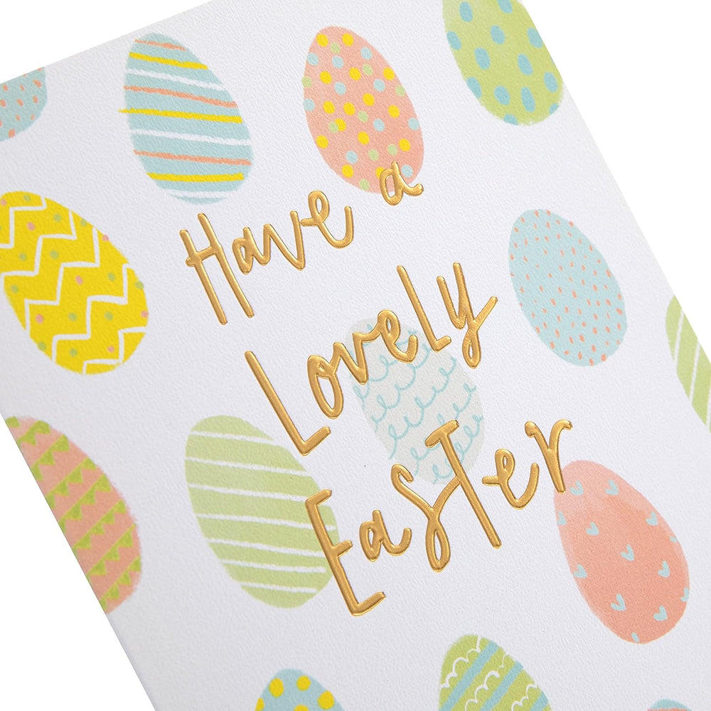 Hallmark Studio Hmk greeting card with colorful floral design and uplifting message on the front.