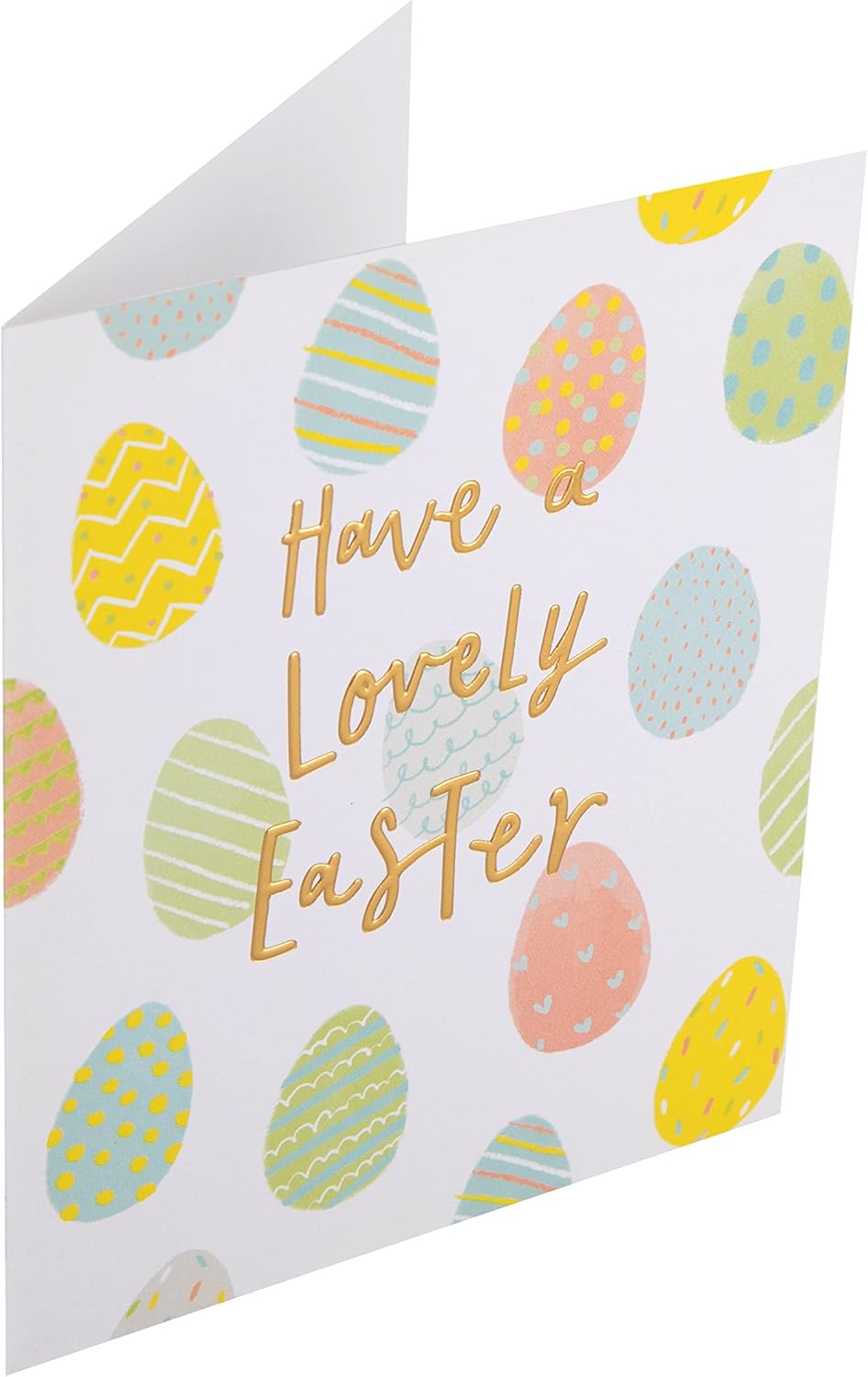 Hallmark Studio Hmk greeting card featuring colorful floral artwork with a blank interior for personalized messages.