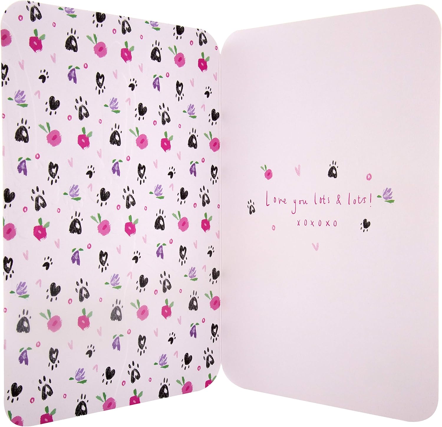 Hallmark "To the Best Mummy Ever" Mother's Day card with a cute bunny design, featuring colorful floral accents and playful artwork.