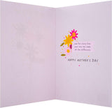 Hallmark vibrant floral bouquet Mother’s Day greeting card with bright and beautiful floral design on the front.