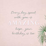 Hallmark vintage-style botanical design friendship birthday greeting card with floral illustrations and elegant typography
