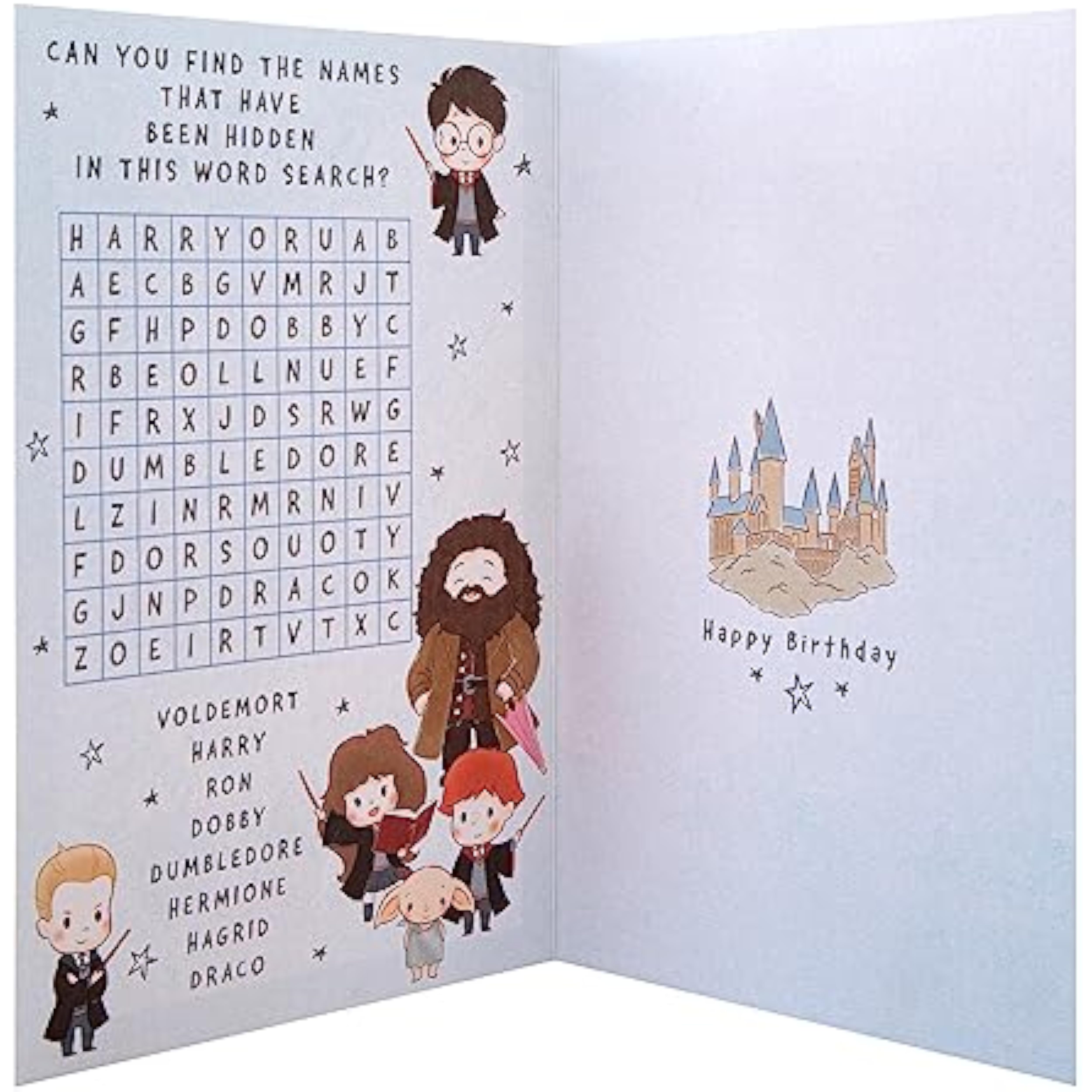 Hallmark Warner Brother Harry Potter Son birthday greeting card featuring magical Harry Potter design and themed illustration.