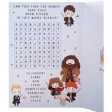 Hallmark Harry Potter Son birthday greeting card featuring Harry and magical design elements on a colorful background.
