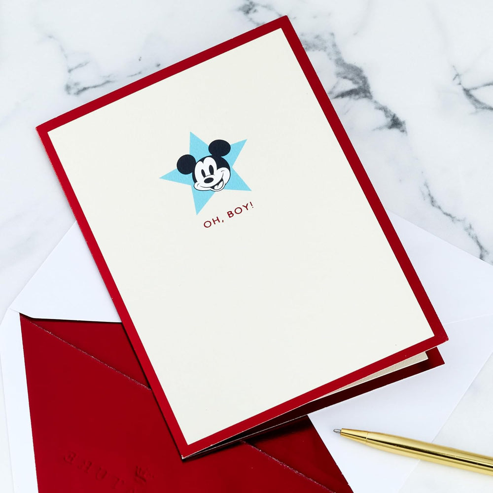 Hallmark Disney Mickey Mouse 3D pop-up greeting card featuring a colorful Mickey design for special occasions