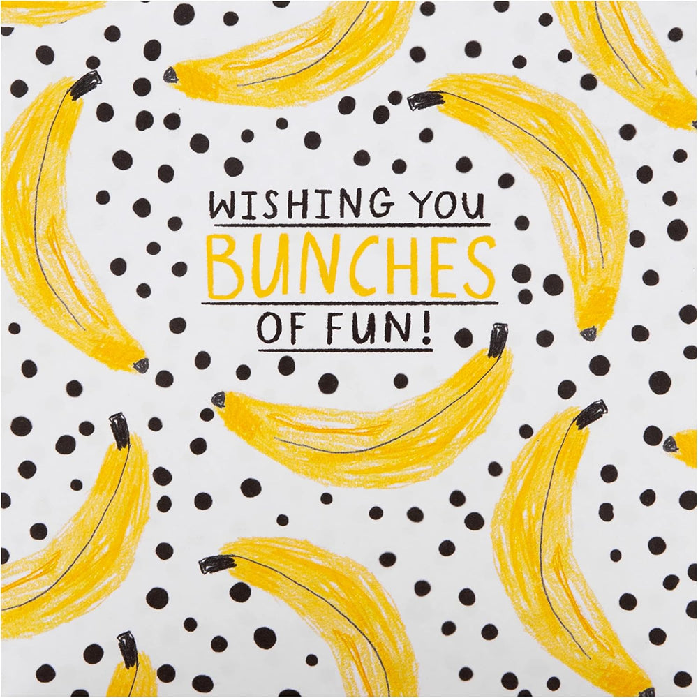Hallmark fruit-themed kids birthday greeting card pack with 10 colorful cards in 2 bold designs, ideal for celebrations.