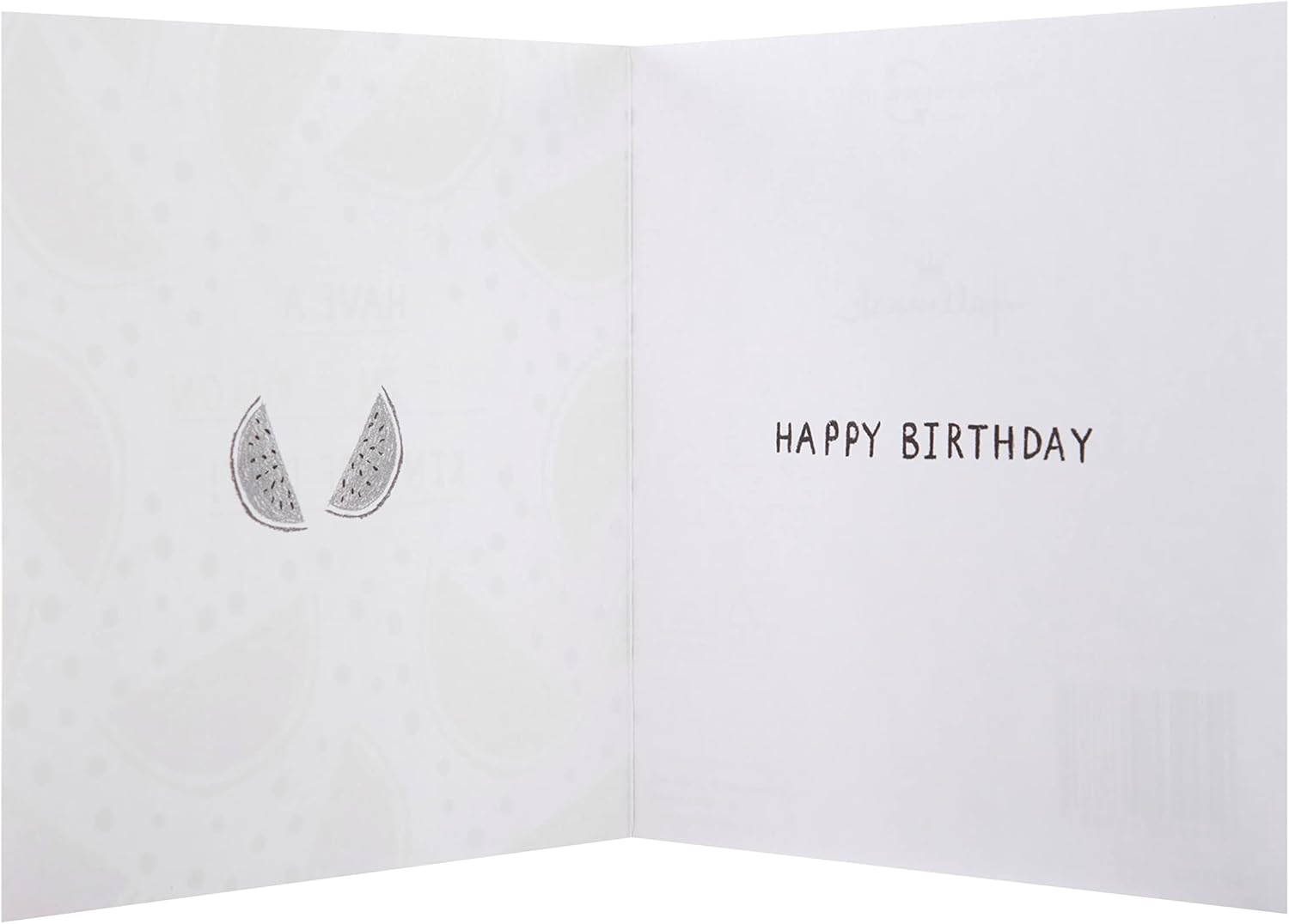 Hallmark fruit-themed kids' birthday greeting cards in 2 bold designs, pack of 10, colorful and playful for celebrations.