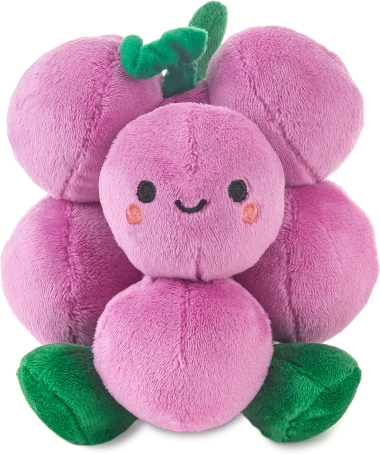 Hallmark Better Together grapes and cheese pair soft toy set, plush toys with grape cluster and cheese wedge designs.