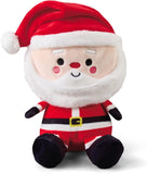 Hallmark Better Together Santa and Reindeer soft toy set, plush teddy pair for Christmas gift and best friend keepsake