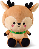 Hallmark Better Together Santa and Reindeer soft toy set, plush teddy gifts for Christmas and best friends.