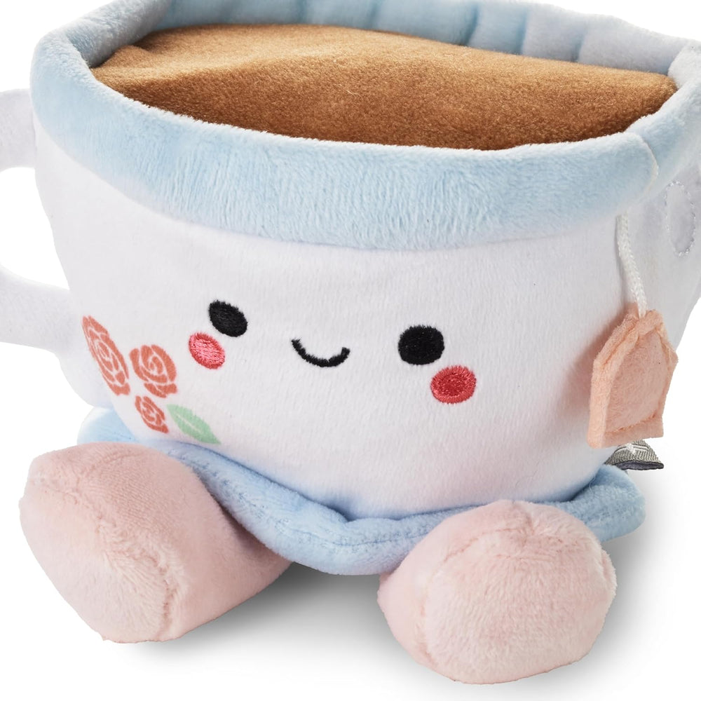 Hallmark Better Together tea and macaron soft toy set featuring adorable plush toys in pastel colors.