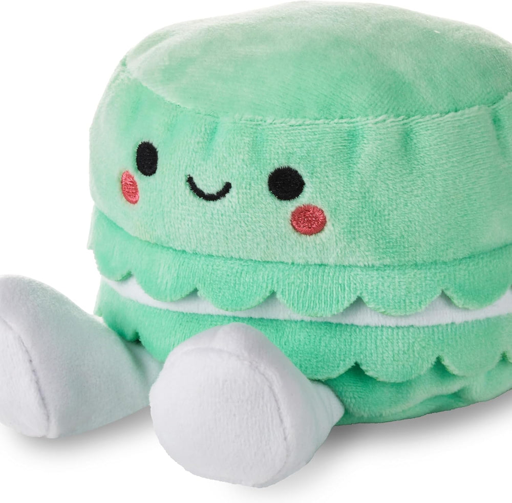Hallmark Better Together Tea and Macaron Pair Set soft toys, featuring cute plush tea cup and macaron in a charming design.