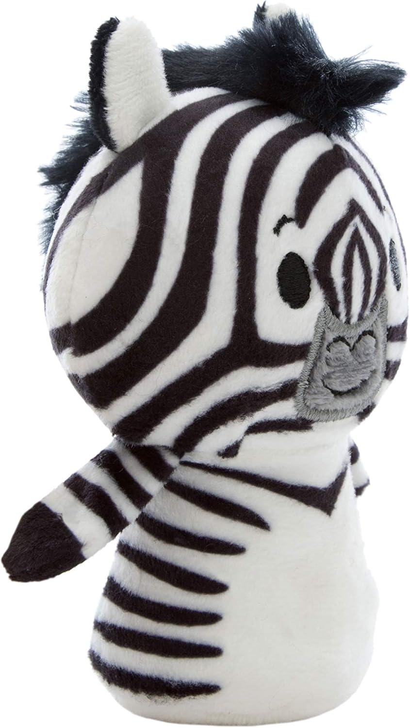 Hallmark Itti Bitty Noah's Ark plush toy zebra, soft and cuddly, designed for children, featuring detailed zebra features