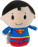 Hallmark Itty Bitty Clark Kent Superman plush toy, soft and cuddly with detailed Superman costume and iconic red cape.