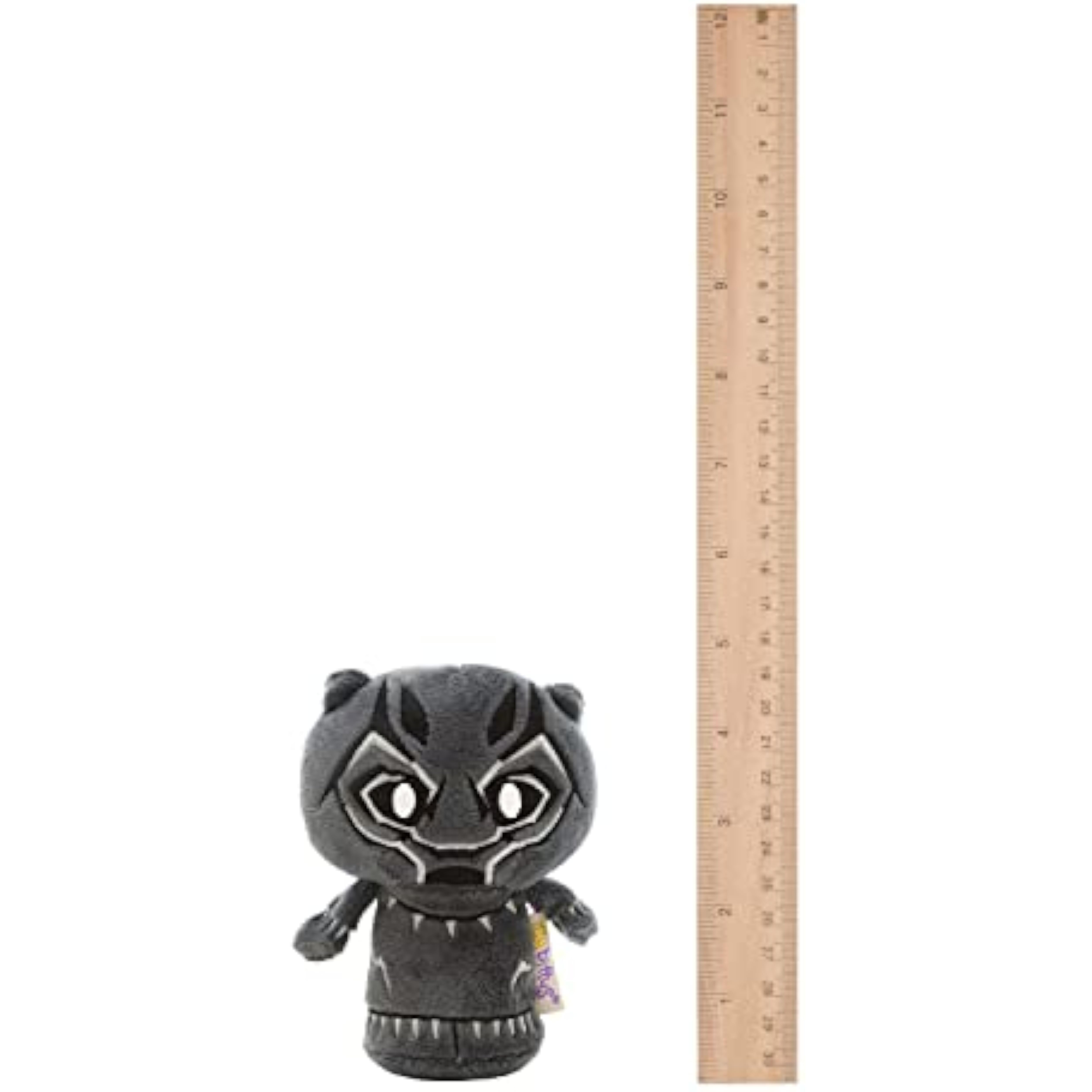 Hallmark Marvel Black Panther Itty Bitty soft plush toy with detailed black panther design, perfect for collectibles or cuddling
