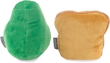 Hallmark Better Together avocado and toast plush toys set, soft and cuddly, featuring cute fruit and bread characters.