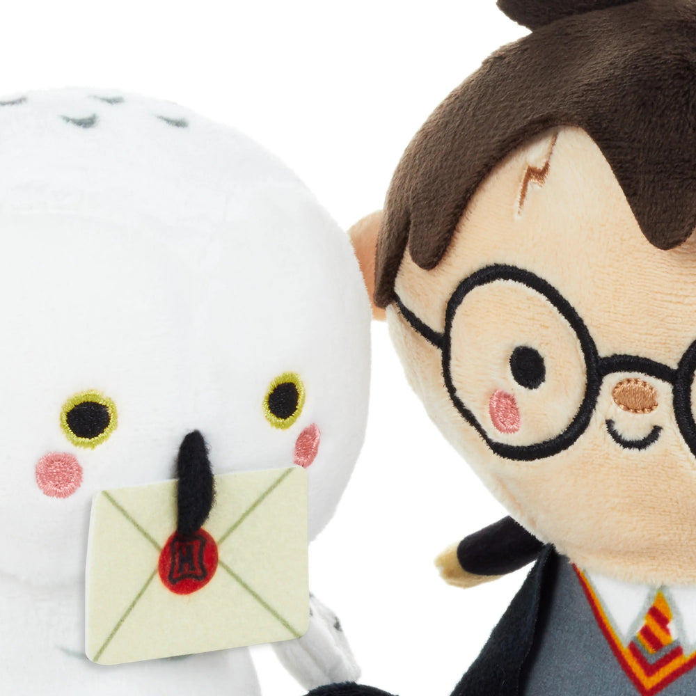 Hallmark Better Together Harry and Hedwig plush soft toys, Harry Potter and owl character, cuddly and detailed collectible plushies