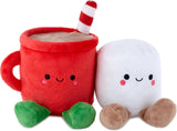 Hallmark Better Together Hot Chocolate and Marshmallow plush soft toys, cuddly pairs for cozy comfort and gift-giving.