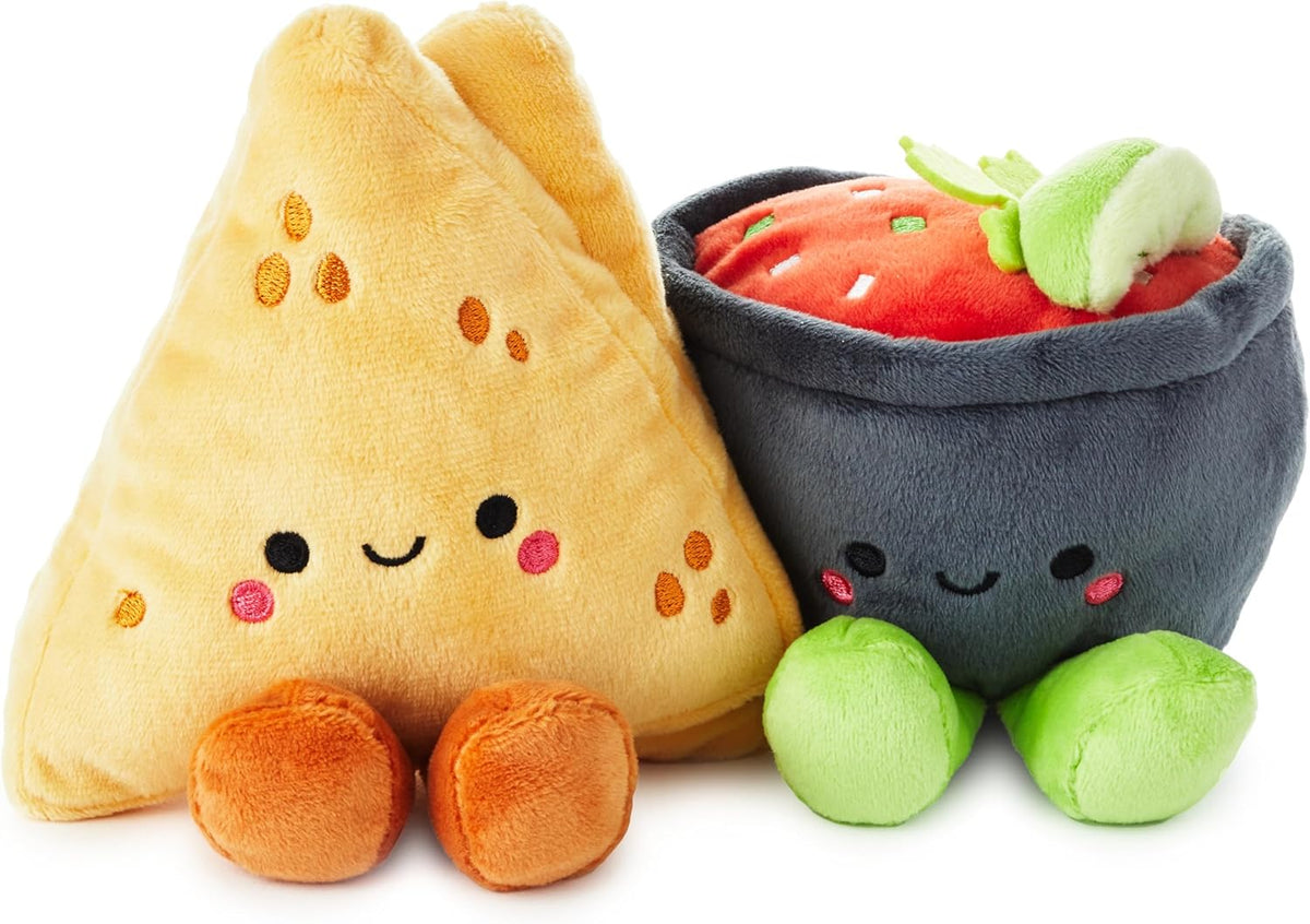Hallmark Better Together Nacho and Salsa Plush Toys, soft and cuddly duo perfect for gifting or collection.