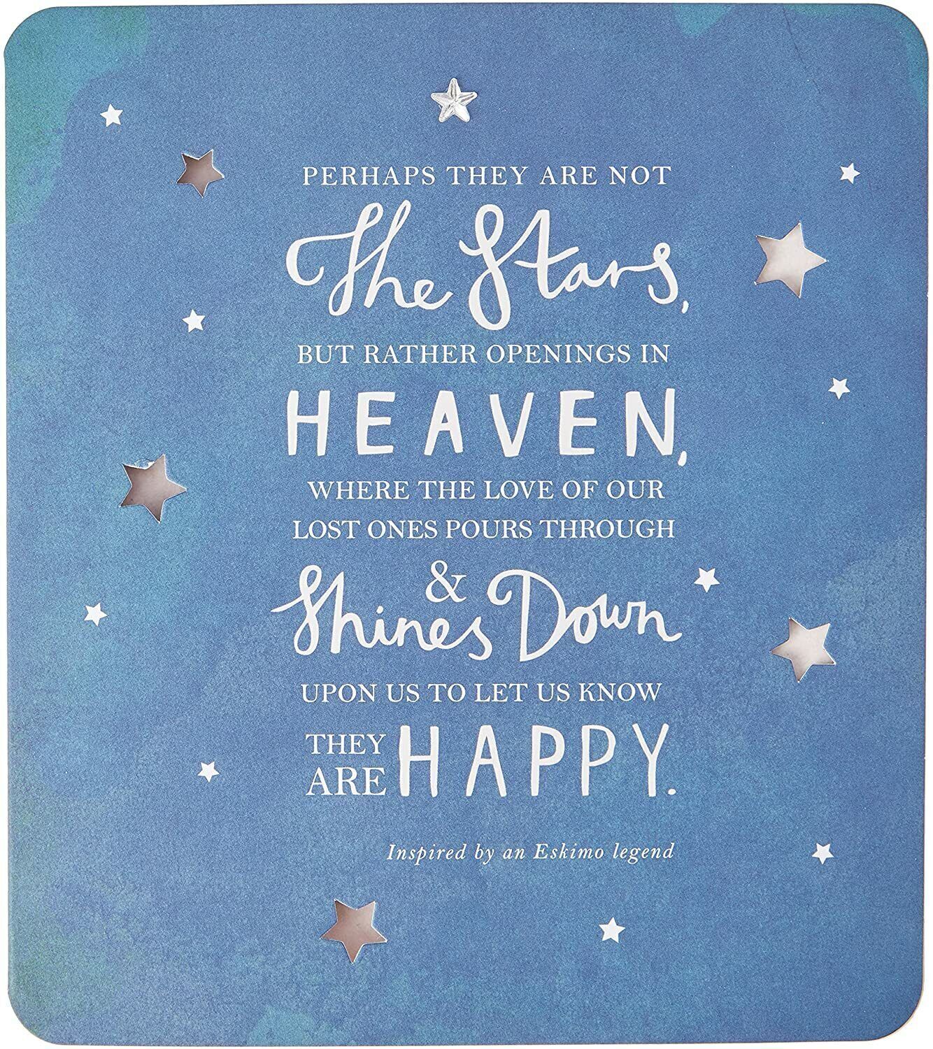 Hallmark sympathy greeting card with peaceful floral design and heartfelt message for expressing condolences.