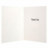 Hallmark Star Wars thank you greeting card featuring characters and the message "Does He Ever Say Thank You?"