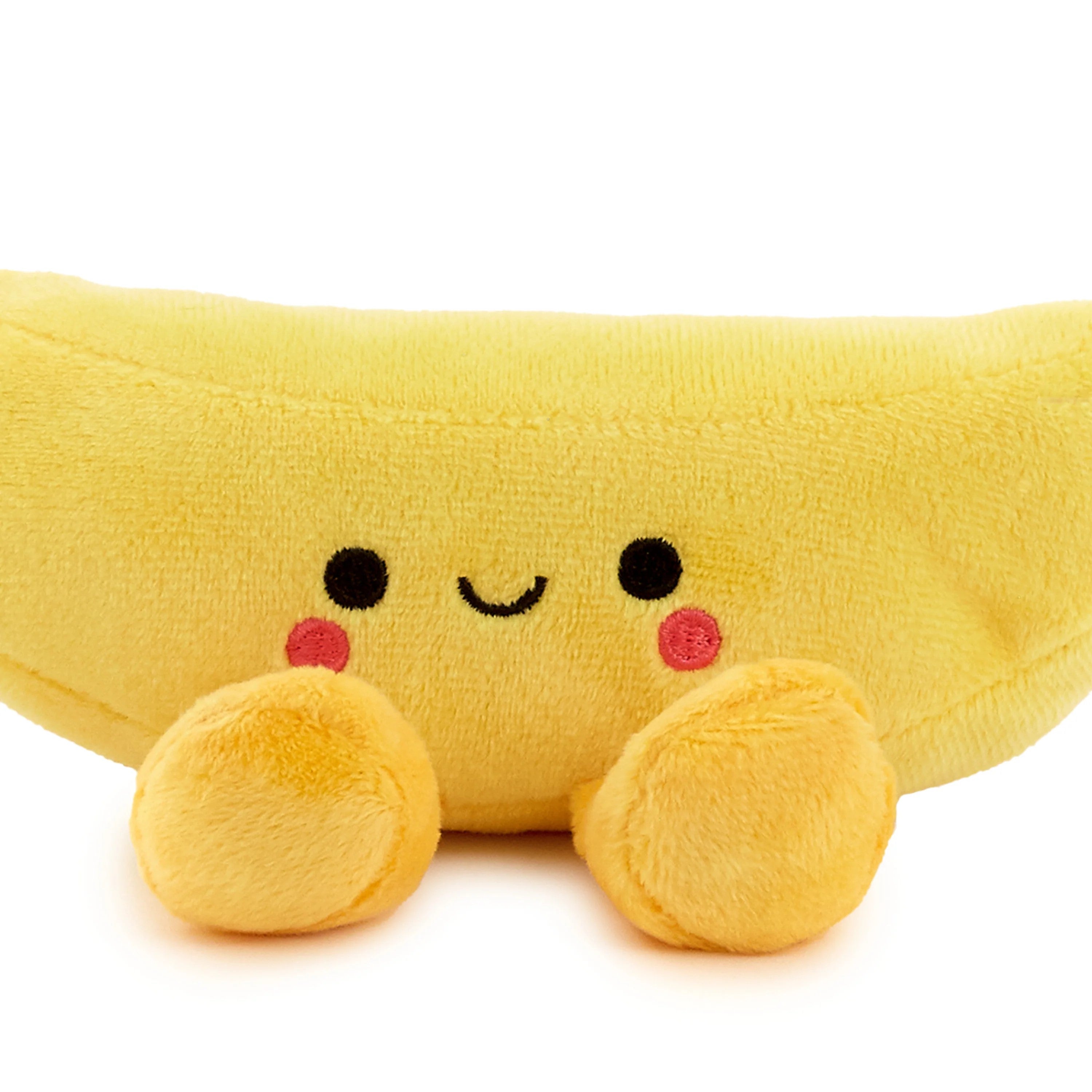 Hallmark Better Together strawberry and banana soft toys, plush pair with smiling faces and bright colors, perfect for gifts or cuddling.