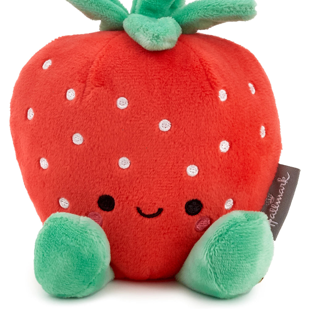 Hallmark Better Together strawberry and banana soft toys, cute and plush, perfect for gifts and cuddles.