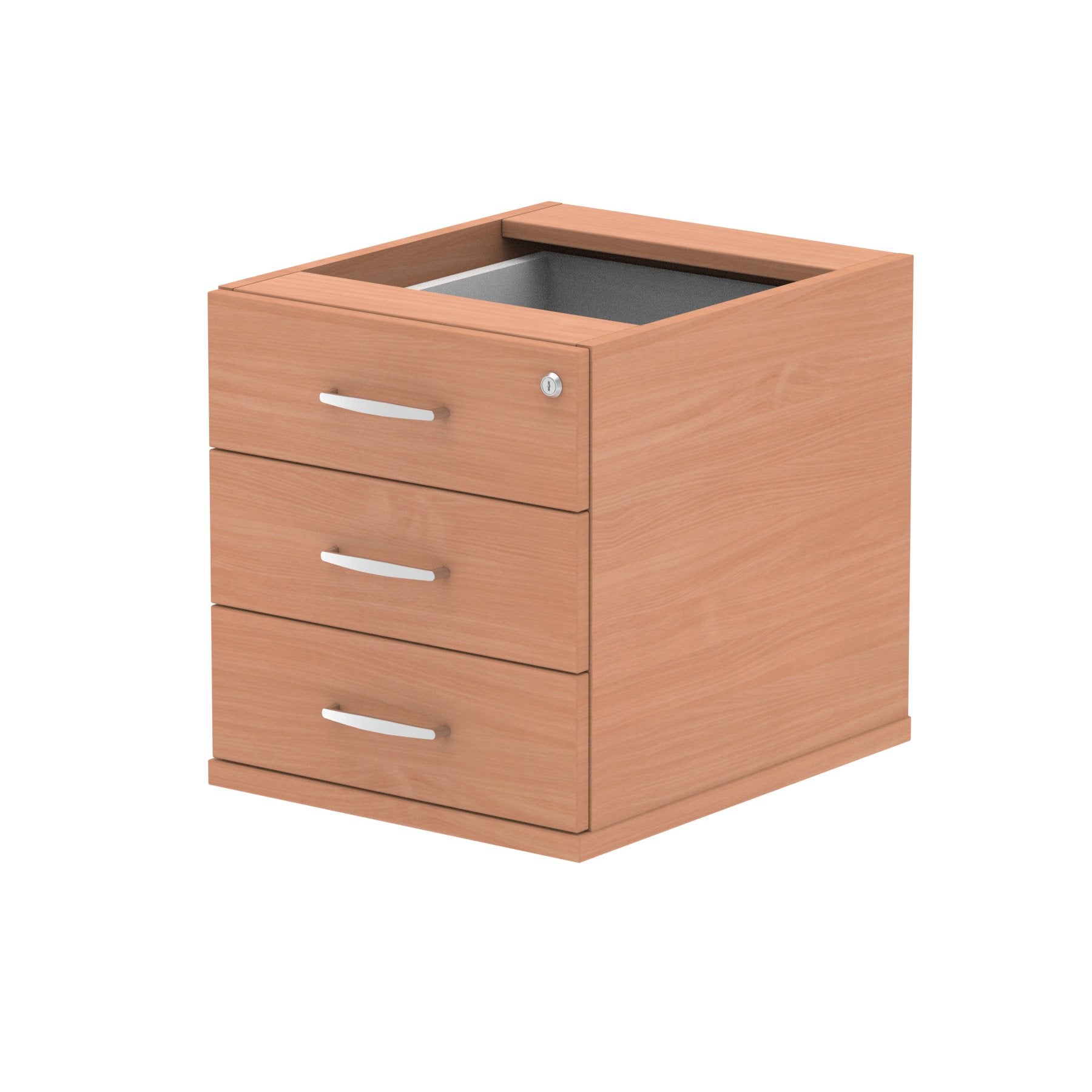 Impulse 3 Drawer Fixed Pedestal Beech I001645 DD