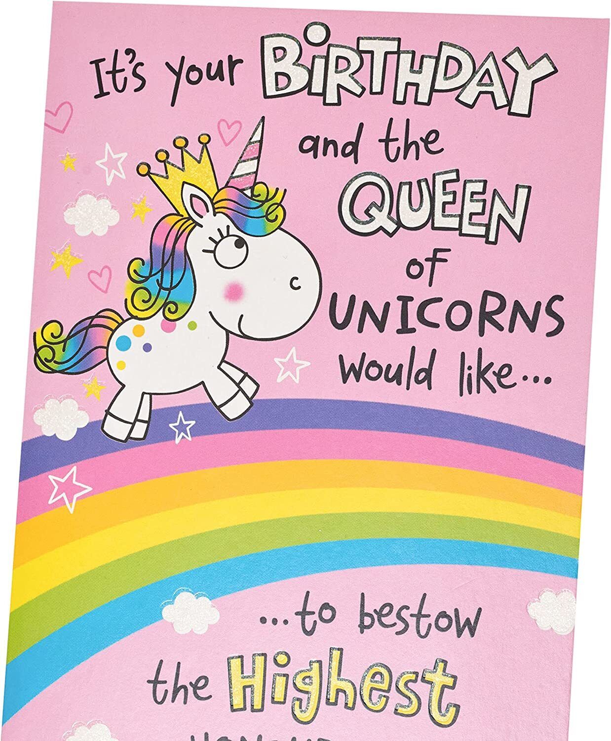 Unicorn Birthday Card