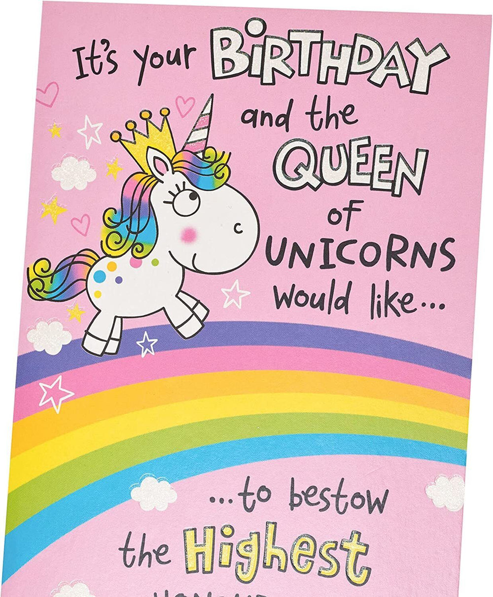 Unicorn Birthday Card