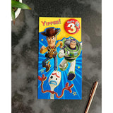 Disney Toy Story Design With Woody, Buzz & Forky 3rd Birthday Card