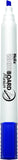 Set of 8 Helix whiteboard marker pens with chisel tips in assorted colors, ideal for classroom or office whiteboards.