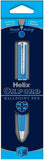 Helix Oxford Premium light blue ballpoint pen with blue ink, featuring a sleek design and comfortable grip for smooth writing.