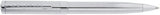 Helix Oxford premium stainless steel ballpoint pen with blue ink, featuring a sleek design and comfortable grip.