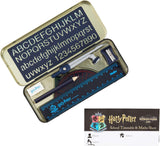 Helix Harry Potter stationery set with notebooks, pens, and accessories featuring Harry Potter-themed designs.