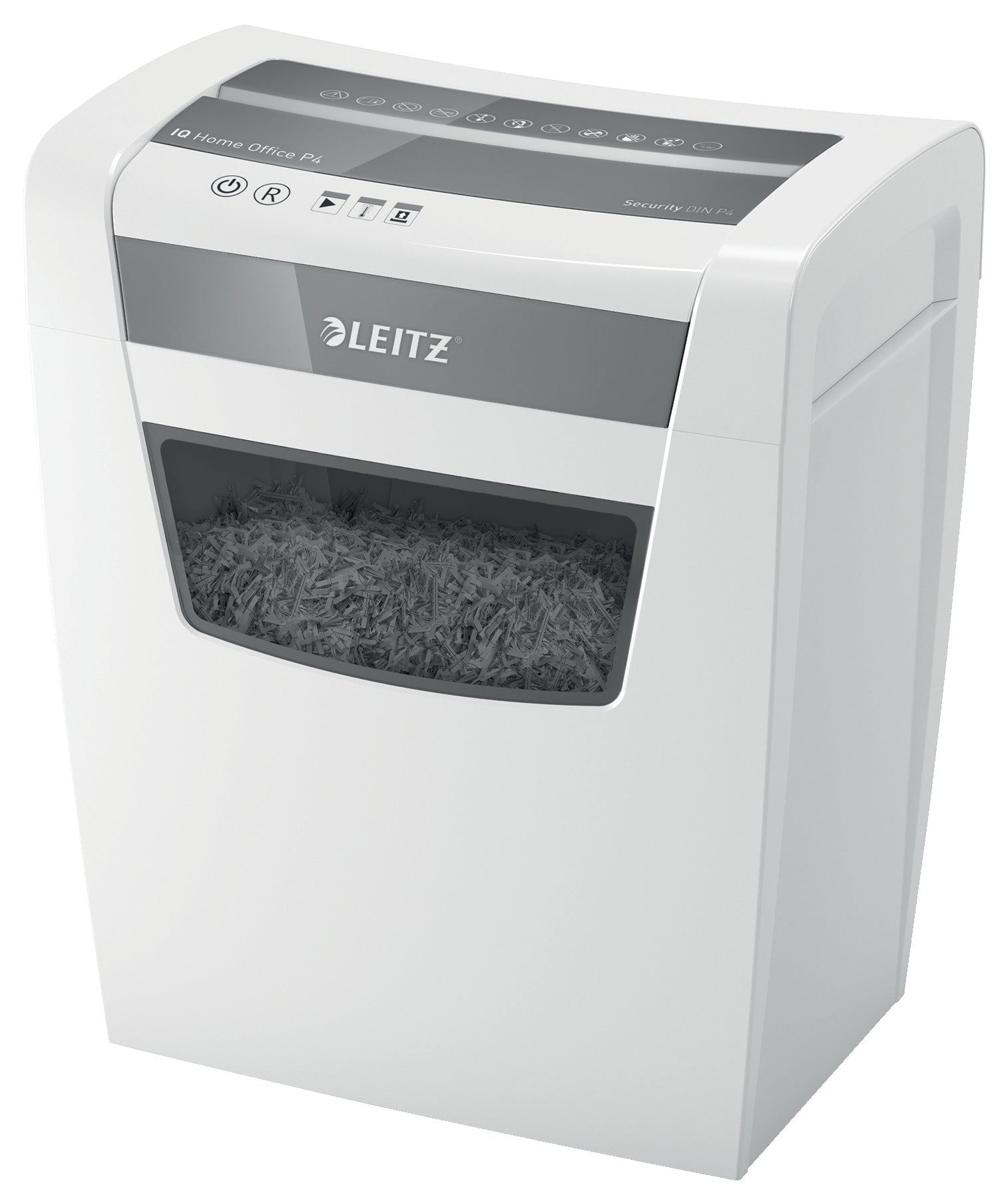 Leitz IQ Home Office Cross Cut Paper Shredder P4 23L White 80091000 DD