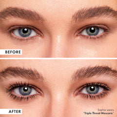 Iconic London Triple Threat Mascara 9ml – Lift, Length & Volumising Black Mascara