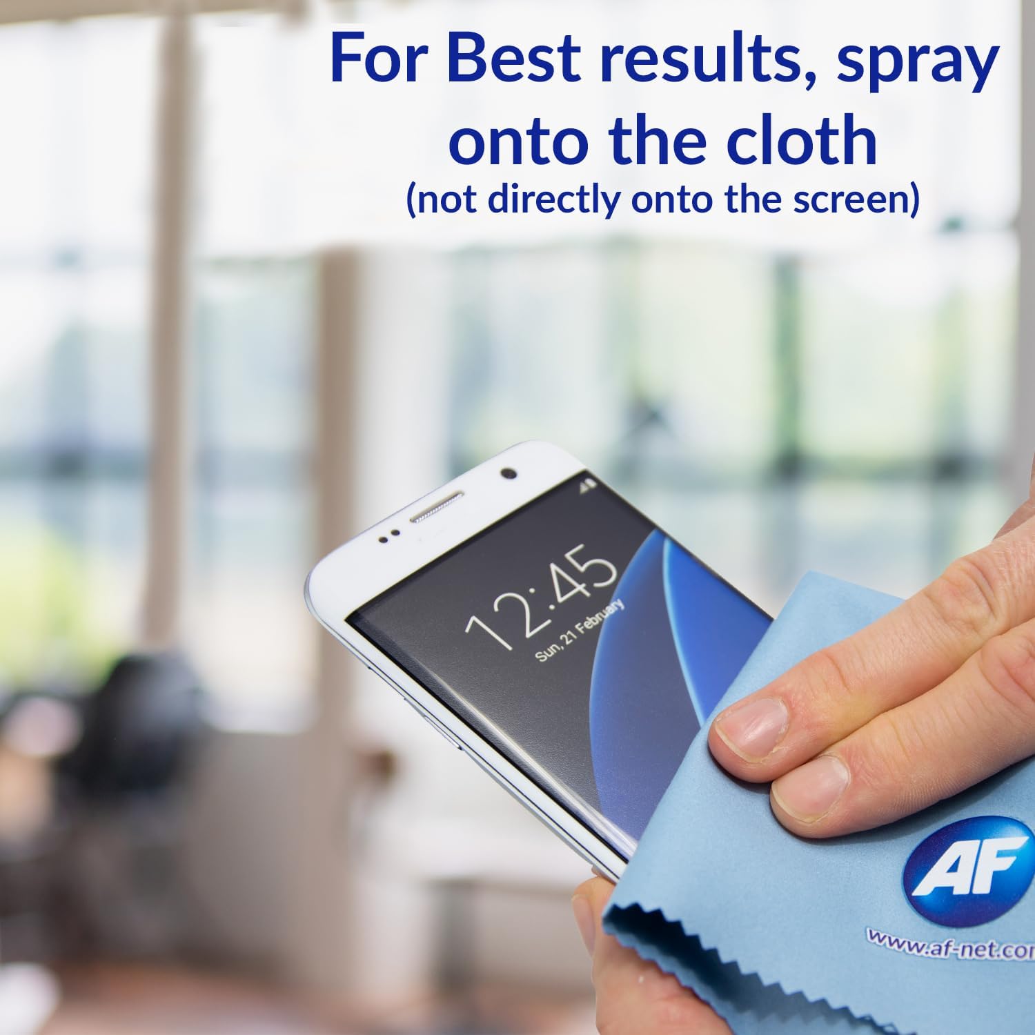 AF Multi-Screen Clene- Screen Cleaning Pump Spray with Micro Fibre Cloth - 200ml for Mobile Phones, TV's, Laptops, Monitors, LED, LCD, Plasma & Tablets - MCA_200MIF