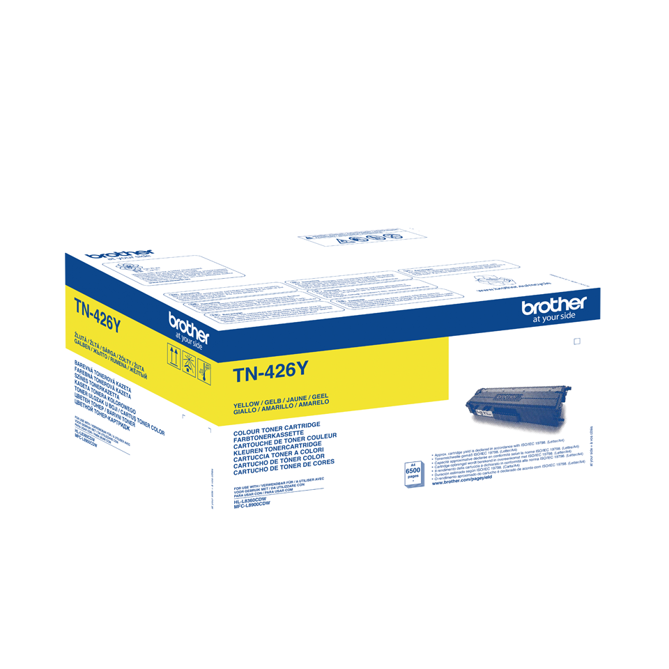 Brother Yellow Toner Cartridge 6.5k pages - TN426Y