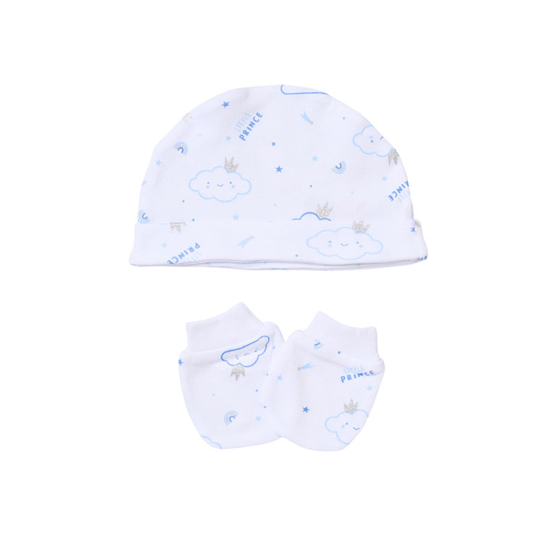 Send It By White & Blue 'Little Prince' 5 Piece Set