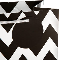 Hallmark Multi Occasion Meduim Gift Bag Contemporary Black Designs