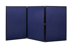 Bi-Office Showboard Exhibition System 3 Panel Blue/Grey - DSP330513 DD