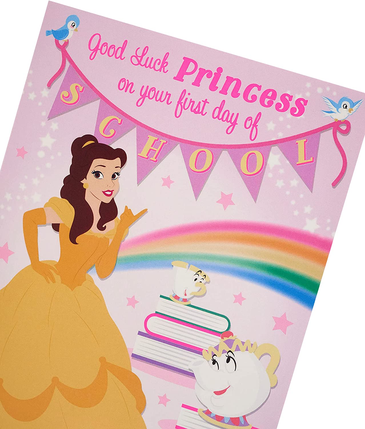 Disney Cinderella First Day Of School Good Luck Card