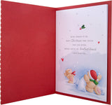 Hallmark Boxed Christmas Card for Fiancé – Forever Friends Winter Love Design
