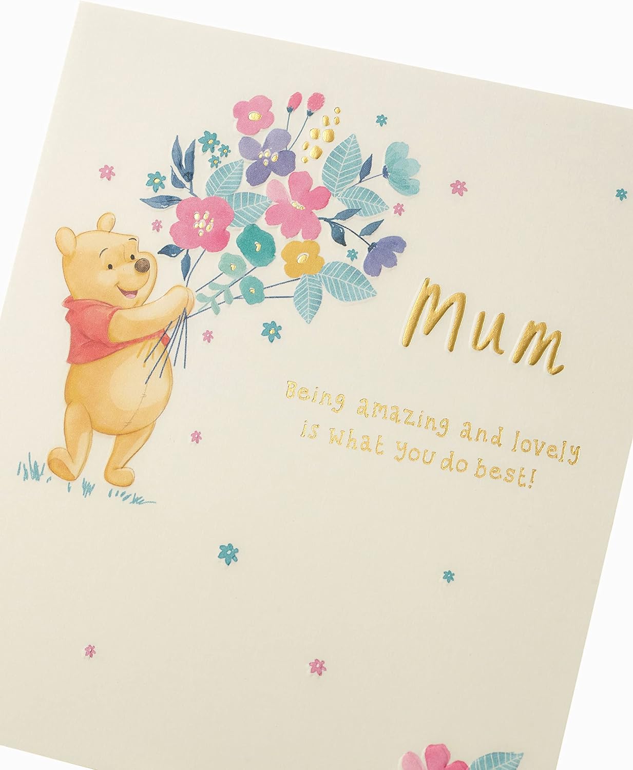 Disney Winnie The Pooh Mum Birthday Card