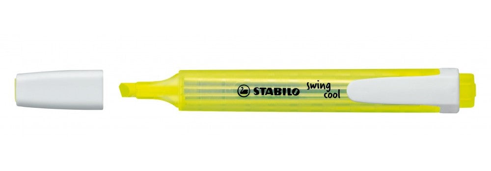 STABILO swing cool Highlighter Chisel Tip 1-4mm Line Yellow (Pack 10) - 275/24