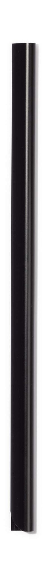 Durable Spine Bar A4 6mm for Binding Documents Holds Up To 60 Sheets Black (Pack 100) - 290101
